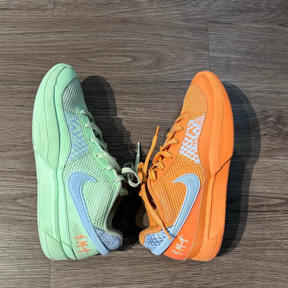 Ja 1 Mismatched Nike shoes